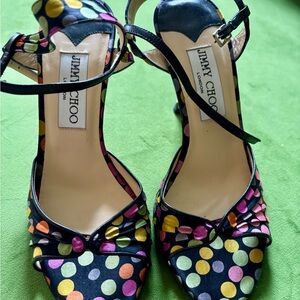 Jimmy Choo Multicolor Polka Dot Women's Heels